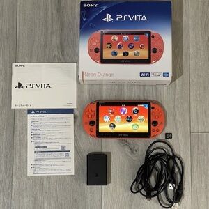 Sony PS Vita Vibrant Orange Handheld Console